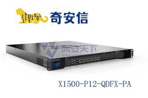 奇安信网神SecSSL 3600安全接入网关X1500-P12-QDFX-PA